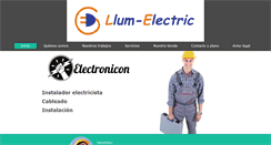 Desktop Screenshot of llum-electric.com