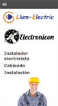 Mobile Screenshot of llum-electric.com